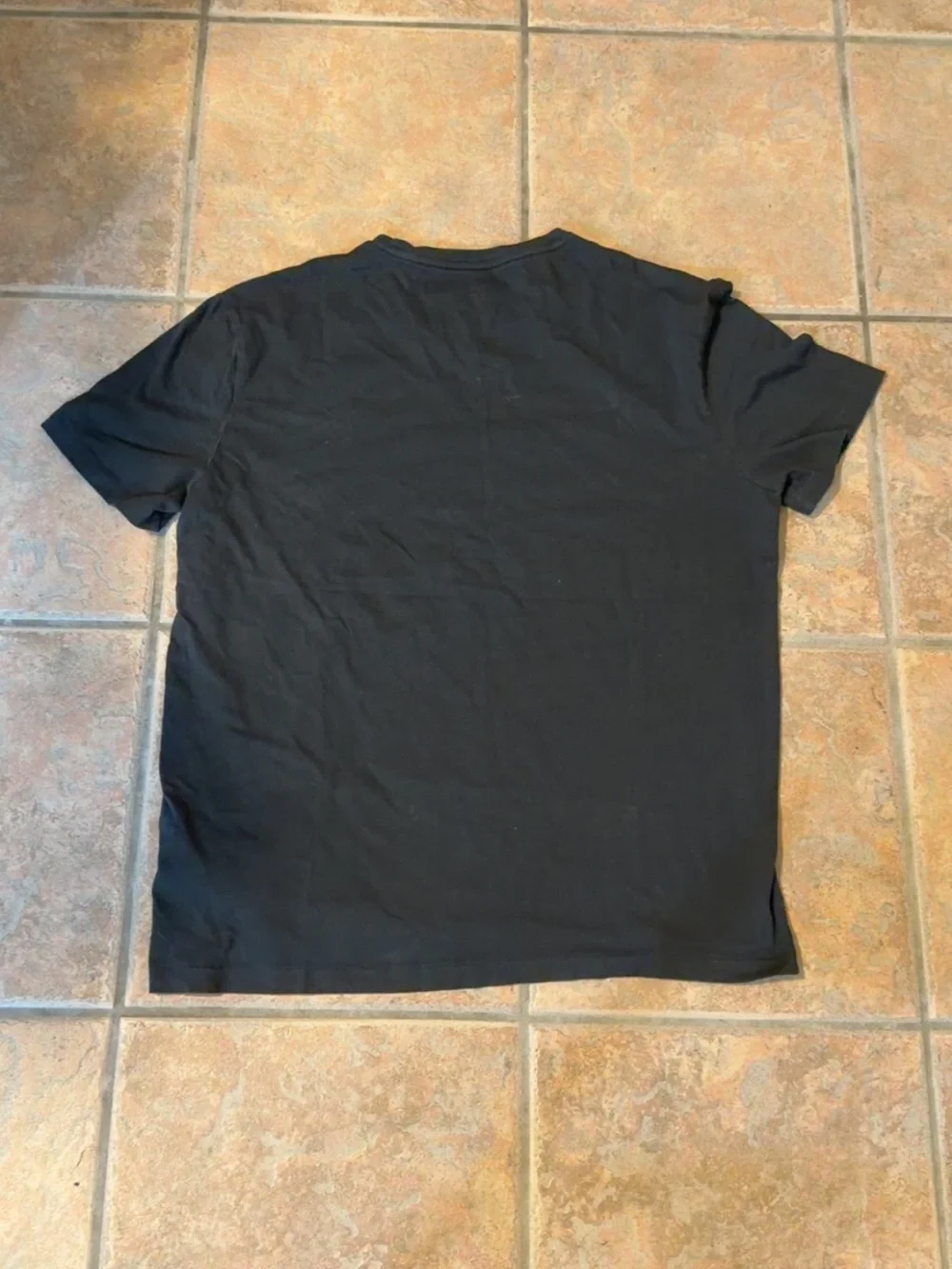 Polo by Ralph Lauren Black Short Sleeve Crew Tee with Red Pony